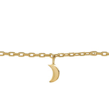 Load image into Gallery viewer, Mystigrey Moon .925 Sterling Silver Plated Rhodium Anklet