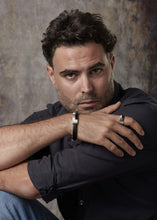 Load image into Gallery viewer, Mystigrey Henrick Stainless Steel Bracelet for Men Black Ruthenium