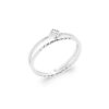 Load image into Gallery viewer, Carolina .925 Sterling Silver Plated Rhodium and 18K Gold Plated Ring Cubic Zirconia