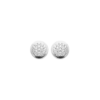 Load image into Gallery viewer, Mystigrey Amanda 18K Gold Plated and .925 Sterling Silver Plated Rhodium Stud Earrings for Women with Cubic Zirconia