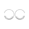 Load image into Gallery viewer, Mystigrey Chloe .925 Sterling Silver Plated Rhodium Earrings for Women with Cubic Zirconia