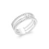 Load image into Gallery viewer, Hannah .925 Sterling Silver Plated Rhodium Ring Cubic Zirconia
