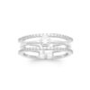 Load image into Gallery viewer, Hannah .925 Sterling Silver Plated Rhodium Ring Cubic Zirconia