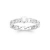 Load image into Gallery viewer, Kenna .925 Sterling Silver Plated Rhodium and 18k Gold Plated Ring Cubic Zirconia
