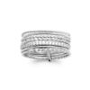 Load image into Gallery viewer, Margaret .925 Sterling Silver Plated Rhodium Ring Cubic Zirconia