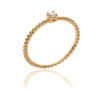 Load image into Gallery viewer, Daniela .925 Sterling Silver Plated Rhodium and 18k Gold Plated Ring Cubic Zirconia