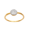 Load image into Gallery viewer, Mystigrey Amie .925 Sterling Silver Plated Rhodium and 18K Gold Plated Ring with Cubic Zirconia