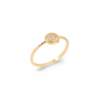 Load image into Gallery viewer, Mystigrey Amanda 18K Gold Plated Ring with Cubic Zirconia