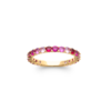 Load image into Gallery viewer, Mystigrey Oceana 18K Gold Plated Ring Pink and Blue