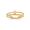 Load image into Gallery viewer, Carolina .925 Sterling Silver Plated Rhodium and 18K Gold Plated Ring Cubic Zirconia