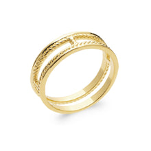Load image into Gallery viewer, Mystigrey Harper 18K Gold Plated Ring