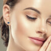 Load image into Gallery viewer, Mystigrey Amandine18K Gold Plated Earrings Cubic Zirconia