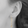 Load image into Gallery viewer, Mystigrey Olivia 18K Gold Plated Dangle Earrings for Women
