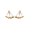 Load image into Gallery viewer, Mystigrey Olivia 18K Gold Plated Jacket Earrings for Women