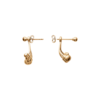 Load image into Gallery viewer, Mystigrey Olivia 18K Gold Plated Jacket Earrings for Women