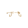 Load image into Gallery viewer, Mystigrey Aria 18K Gold Plated Jacket Earrings for Women with Cubic Zirconia