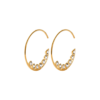 Load image into Gallery viewer, Mystigrey Chloe 18K Gold Plated Earrings for Women with Cubic Zirconia