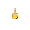 Load image into Gallery viewer, Mystigrey Alizee Maya 18K Gold Plated Pendant for Women with Cubic Zirconia and Yellow