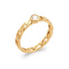 Load image into Gallery viewer, Kenna .925 Sterling Silver Plated Rhodium and 18k Gold Plated Ring Cubic Zirconia