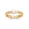 Load image into Gallery viewer, Kenna .925 Sterling Silver Plated Rhodium and 18k Gold Plated Ring Cubic Zirconia