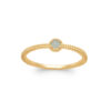 Load image into Gallery viewer, Dana .925 Sterling Silver Plated Rhodium and 18k Gold Plated Ring
