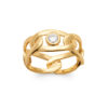 Load image into Gallery viewer, Mystigrey Nyla 18K Gold Plated Ring Cubic Zirconia