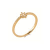 Load image into Gallery viewer, Mystigrey Flower 18K Gold Plated Mystigrey Flower Ring with Cubic Zirconia