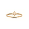 Load image into Gallery viewer, Mystigrey Flower 18K Gold Plated Mystigrey Flower Ring with Cubic Zirconia