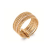 Load image into Gallery viewer, Mystigrey Margaret R7 18K Gold Plated Ring with Cubic Zirconia