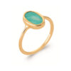 Load image into Gallery viewer, Mystigrey Coralie 18K Gold Plated and .925 Sterling Silver Plated Rhodium Ring