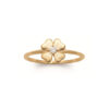 Load image into Gallery viewer, Clover .925 Sterling Silver Plated Rhodium and18K Gold Plated Ring Cubic Zirconia
