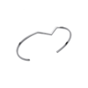 Load image into Gallery viewer, Mystigrey Aria .925 Sterling Silver Plated Rhodium V Bangle for Women
