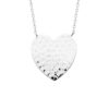 Load image into Gallery viewer, Mystigrey Full Heart .925 Sterling Silver Plated Rhodium Necklace