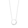 Load image into Gallery viewer, Mystigrey Chloe .925 Sterling Silver Plated Rhodium Necklace for Women N7 with Cubic Zirconia