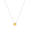 Load image into Gallery viewer, Mystigrey Alizee Maya .925 Sterling Silver Plated Rhodium Necklace for Women Yellow