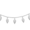 Load image into Gallery viewer, Mystigrey Amelia .925 Sterling Silver Plated Rhodium and 18K Gold Plated Necklace Cubic Zirconia