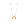 Load image into Gallery viewer, Mystigrey Mina 18K Gold Plated Necklace for Women Black & Golden