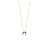 Load image into Gallery viewer, Mystigrey Mina 18K Gold Plated Necklace for Women Black & Golden