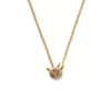 Load image into Gallery viewer, Mystigrey Chantel 18K Gold Plated and .925 Sterling Silver Plated Rhodium Necklace for Women with Cubic Zirconia