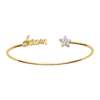 Load image into Gallery viewer, Mystigrey Stella 18K Gold Plated Dream Bangle for Women with Cubic Zirconia