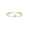 Load image into Gallery viewer, Mystigrey Milena Heart 18K Gold Plated Dangle Bangle for Women with Cubic Zirconia