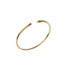 Load image into Gallery viewer, Mystigrey LIberty 18K Gold Plated Modern Bangle for Women with Cubic Zirconia