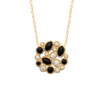 Load image into Gallery viewer, Mystigrey Jasmin 18K Gold Plated Necklace for Women Pastel & Black