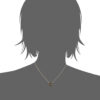 Load image into Gallery viewer, Mystigrey Alyssa 18K Gold Plated Necklace for Women Gold Black Agate