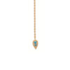 Load image into Gallery viewer, Mystigrey Amelia .925 Sterling Silver Plated Rhodium and 18K Gold Plated Long Necklace Cubic Zirconia