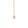 Load image into Gallery viewer, Mystigrey Amelia .925 Sterling Silver Plated Rhodium and 18K Gold Plated Long Necklace Cubic Zirconia