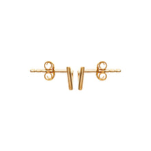 Load image into Gallery viewer, Mystigrey Aria 18K Gold Plated Triangle Earrings for Women - small
