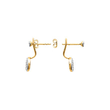 Load image into Gallery viewer, Mystigrey Amie .925 Sterling Silver Plated Rhodium Jacket Earrings for Women with Cubic Zirconia