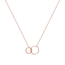 Load image into Gallery viewer, Mystigrey Lola Mother Daughter 18K Rose Gold Plated, Rose Gold Plated and .925 Sterling Silver Plated Necklace for Women
