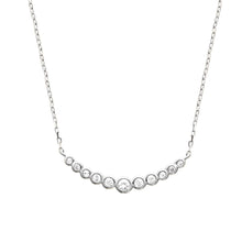 Load image into Gallery viewer, Mystigrey Elizabeth 18K Gold Plated Necklace for Women with Cubic Zirconia -Horizontal